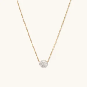 Diamond Round Necklace