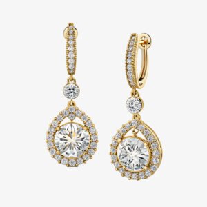 Diamond Accent Gold Hoops